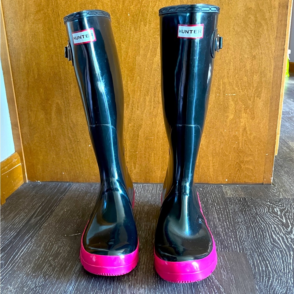 Hunter tall rain boots